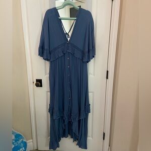 Blue Maxi Free People Dress